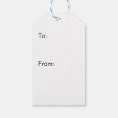 Étiquettes-cadeau Golf Putting Green Golf Ball Typographie populaire (Dos)