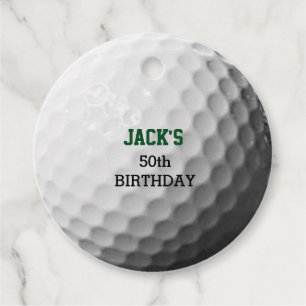 Étiquettes Cadeau Golf vert