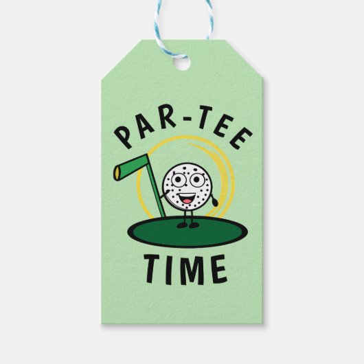 Étiquettes-cadeau Golfers Par-Tee Time (Devant)