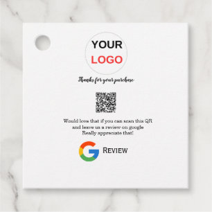 Étiquettes Cadeau Google examen logo de l'entreprise Analyser QR exa