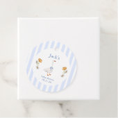 Étiquettes Cadeau goose baby blue (En situation)