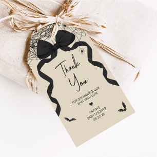 Étiquettes-cadeau Gothique Éffrayant Petit Boo Baby shower Favoriser