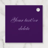 Étiquettes Cadeau Gothique Glam Quince (Dos)