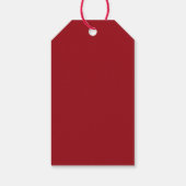 Étiquettes-cadeau Gothique Noir Jaune Rouge (Dos)