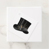 Étiquettes Cadeau Gothique Steampunk vintage (En situation)