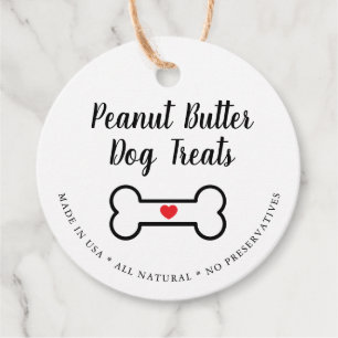 Étiquettes Cadeau Gourmande Naturelle Treat Chien