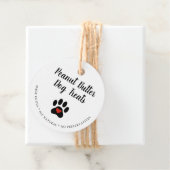 Étiquettes Cadeau Gourmande Naturelle Treat Chien (En situation)