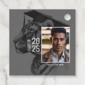 Étiquettes Cadeau Graduation Ajouter deux photos (Dos)