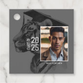 Étiquettes Cadeau Graduation Ajouter deux photos (Devant)