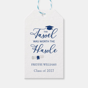 Étiquettes-cadeau Graduation Tassel was Worth the Hassle, Gift Tag