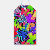 Étiquettes-cadeau Graffiti (Devant)
