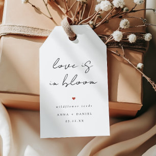 Étiquettes-cadeau Graines de fleurs sauvages pour cadeau de fête de