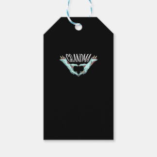 Étiquettes-cadeau Grand-mère Zombie Coeur main Halloween Costume fam