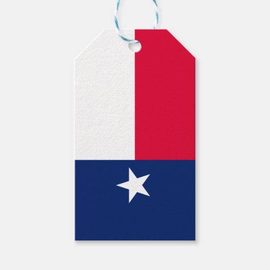 Étiquettes-cadeau Graphique d'indicateur d'état Texas dynamique sur (Devant)