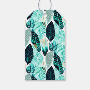 Étiquettes-cadeau green leaf