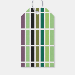 Étiquettes-cadeau Green purple Black Hues