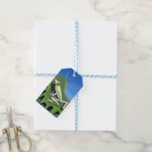 Étiquettes-cadeau Grenouille Escalade (Avec de laficelle)
