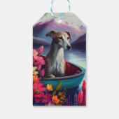 Étiquettes-cadeau Greyhound sur une rame : une aventure Pittoresque (Dos)