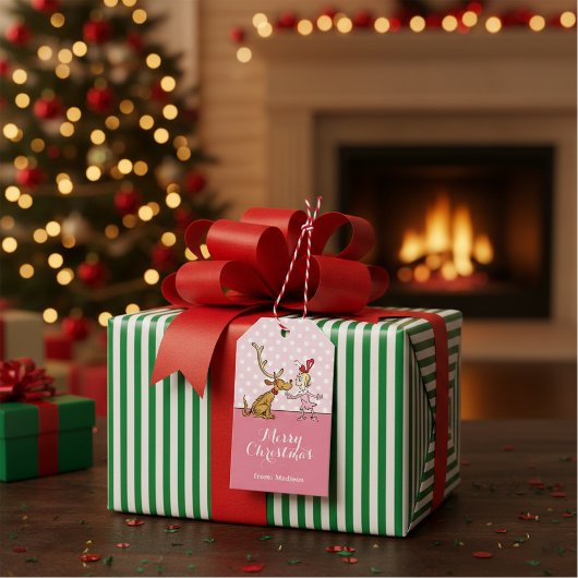 Étiquettes-cadeau Grinch | Max & Cindy Lou Who