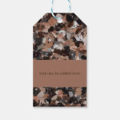 Étiquettes-cadeau Gris, Brown et noir (Dos)