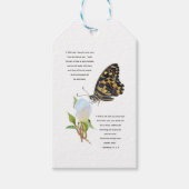 Étiquettes-cadeau Gros papillon, (Devant)