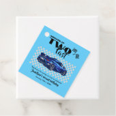 Étiquettes Cadeau Grossissant Jusqu'À Rapide 2e anniversaire Blue Sp (En situation)