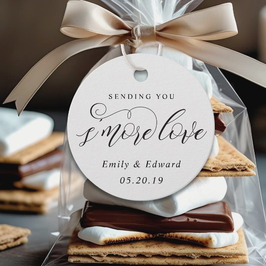 Étiquettes Cadeau Groupe de mariage S'mores