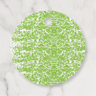 Étiquettes Cadeau Grunge Lime Texture verte