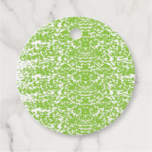 Étiquettes Cadeau Grunge Lime Texture verte (Devant)