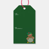 Étiquettes-cadeau Gum Drop Gingerbread Homme (Dos)