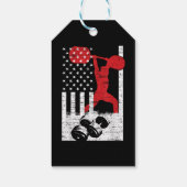 Étiquettes-cadeau Habillement olympique américain (Dos)