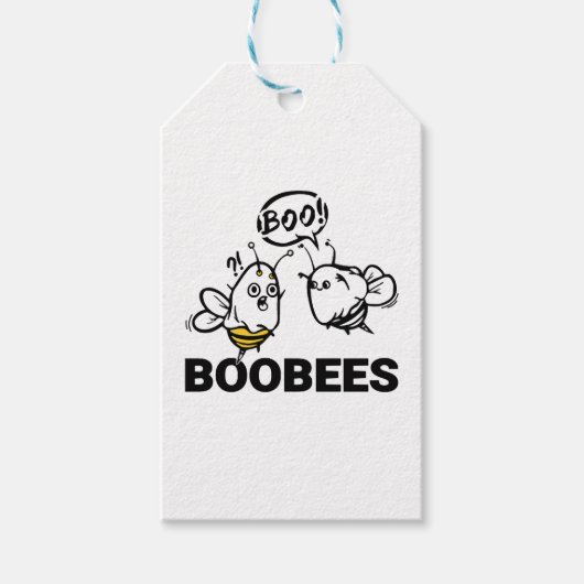 Étiquettes-cadeau Halloween BooBees (Devant)