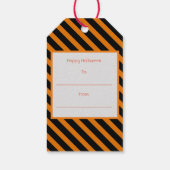 Étiquettes-cadeau Halloween Candy Corn (Dos)