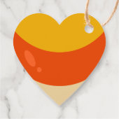 Étiquettes Cadeau Halloween Candy Corn (Dos)