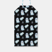 Étiquettes-cadeau Halloween Citrouille sorcière Casquette Ghosts mig (Dos)