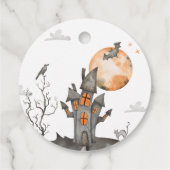 Étiquettes Cadeau Halloween éffrayant Anniversaire Fête Favoriser Ta (Dos)