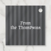 Étiquettes Cadeau Halloween Éffrayant effrayant Skeleton Party Favor (Dos)