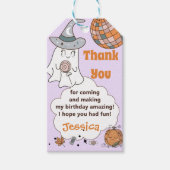 Étiquettes-cadeau Halloween Éffrayant Super Cute Fantôme (Devant)