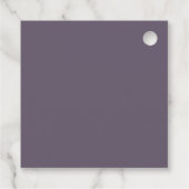 Étiquettes Cadeau Halloween floral personnalisé (Dos)