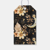 Étiquettes-cadeau Halloween floral rustique (Dos)