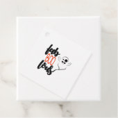 Étiquettes Cadeau Halloween Ghost (En situation)