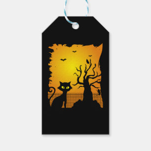 Étiquettes-cadeau Halloween Halloween, Halloween Joyeux Chat