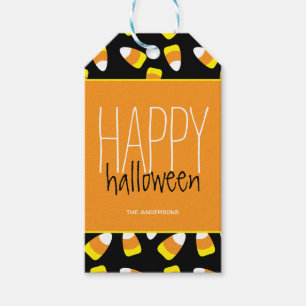 Étiquettes-cadeau Halloween heureux et personnalisé