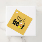 Étiquettes Cadeau Halloween mignonne Trick ou traiter drôle Corne de (En situation)