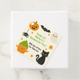 Étiquettes Cadeau Halloween modifiable - Little Monster Bash -