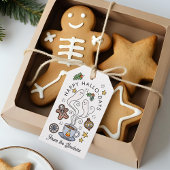 Étiquettes-cadeau Halloween Noël Fêtes Cozy Mignon