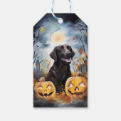 Étiquettes-cadeau Halloween Nouvelle-Écosse avec la peur Citrouille (Dos)