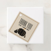 Étiquettes Cadeau Halloween Poumon Merci d'automne autocollant perso (En situation)