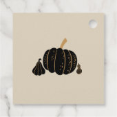 Étiquettes Cadeau Halloween Poumon Merci d'automne autocollant perso (Dos)