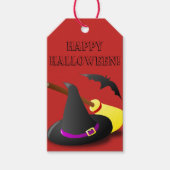 ÉTIQUETTES-CADEAU HALLOWEEN ROUGE (Devant)